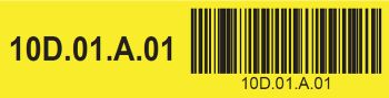 Beispiel Barcode Magnetetikett